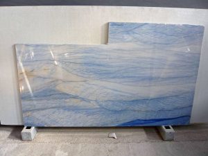 BLEU MACAUBAS demi tranche 3cm